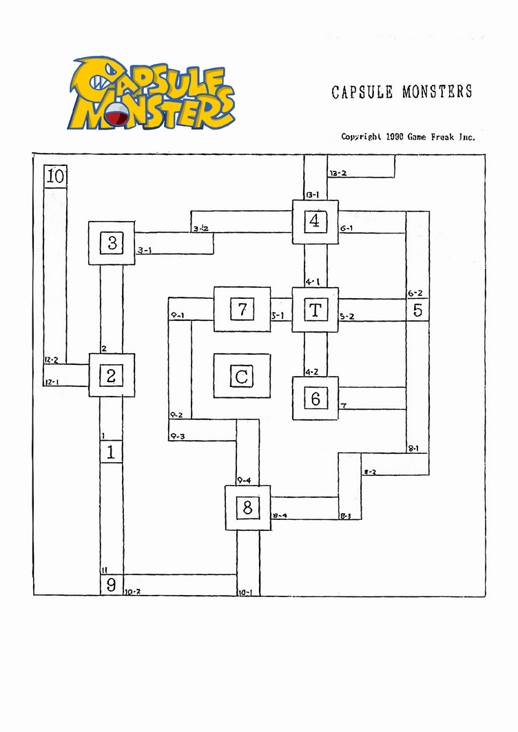 Capsule Monsters maps kanto by Jorge5H on DeviantArt