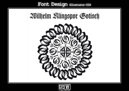 Font Design Wilhelm Klingspor