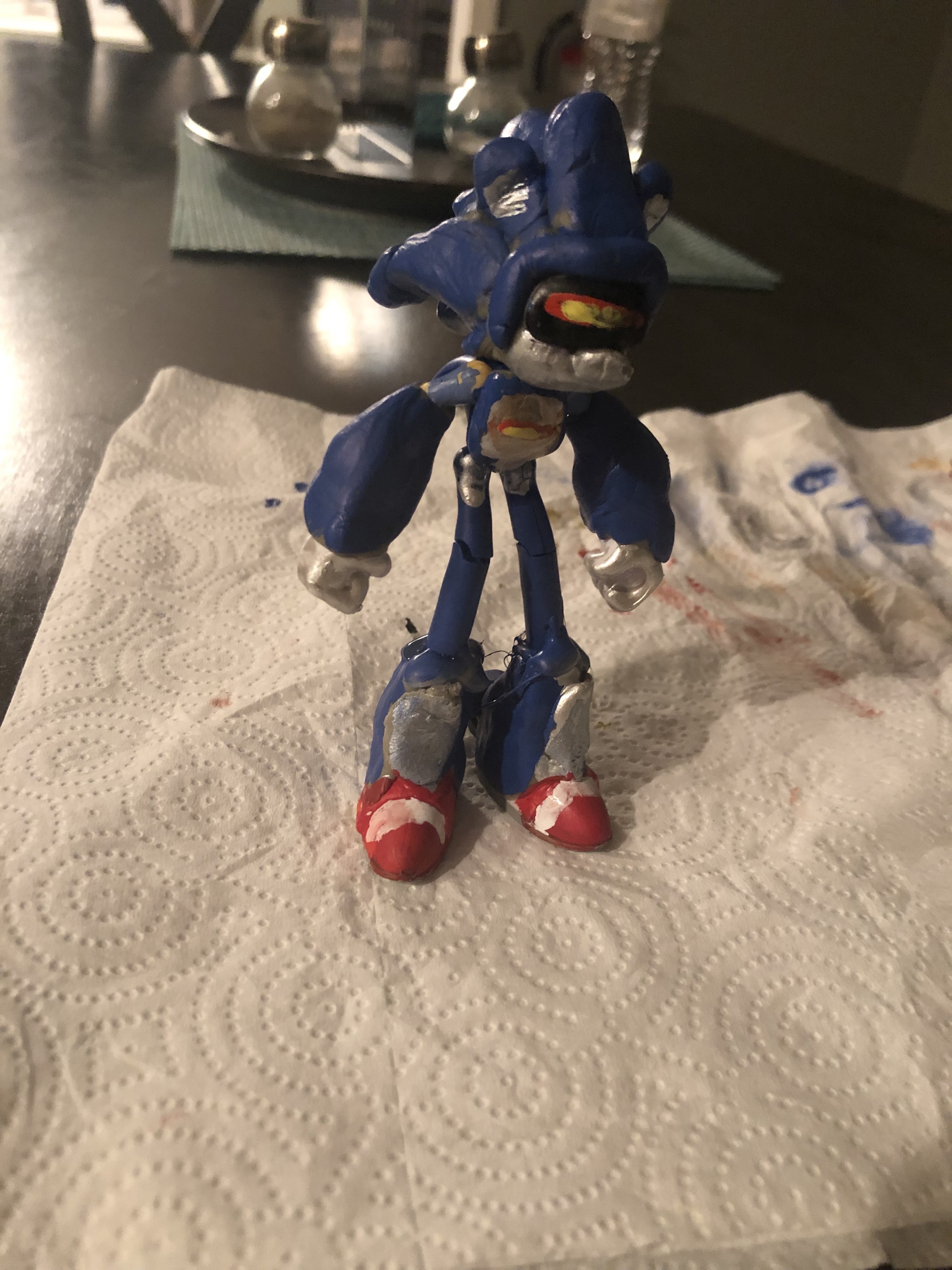 Custom Mecha Sonic figure (S3K version) by Geoffreysambursky1 on