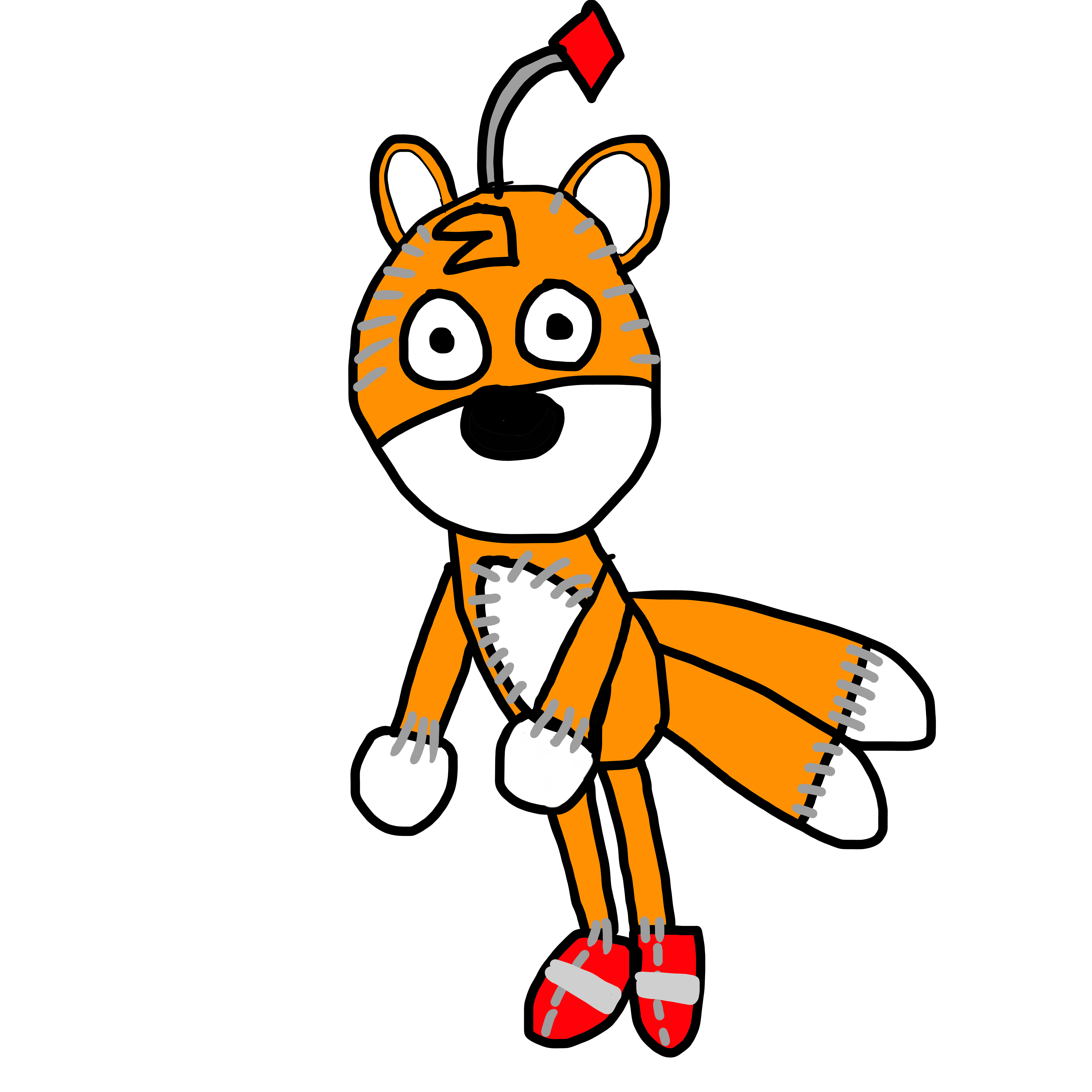 Tails Sonic the Hedgehog Drawing Fan art, tails doll creepypasta