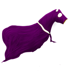 Jousting Caparison in Grape [STOCK]