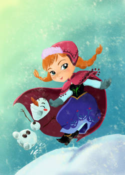 Anna and Olaf