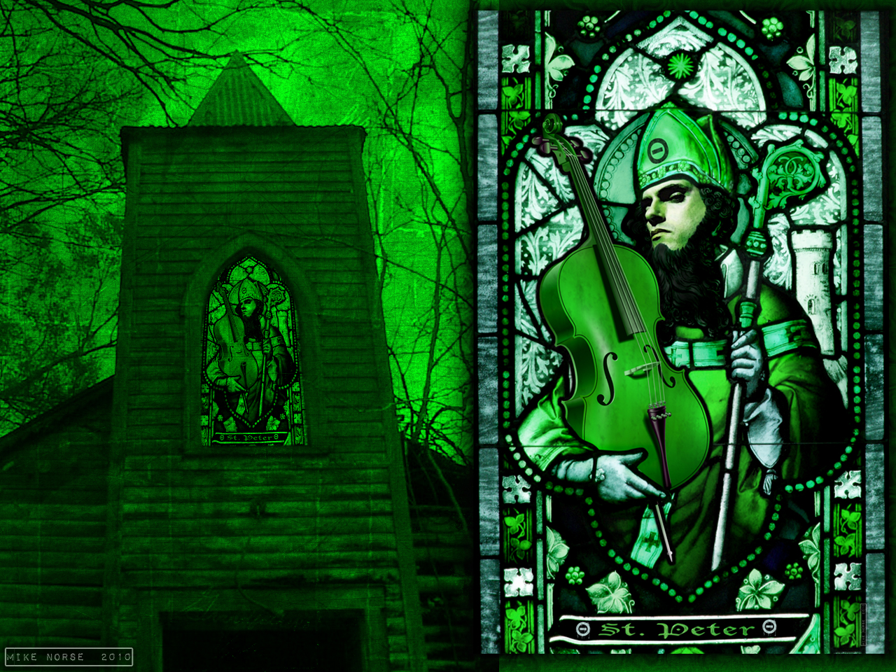 Stained-Glass Peter Steele