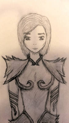 Female Armor #2 head and torso