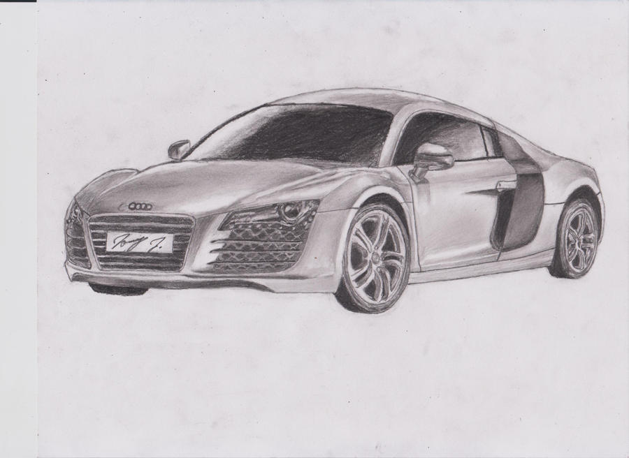 Audi-R8 by drawinforfun on DeviantArt