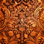 Copper Damask Flourish