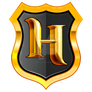 Royal Monogram Shield - Letter H