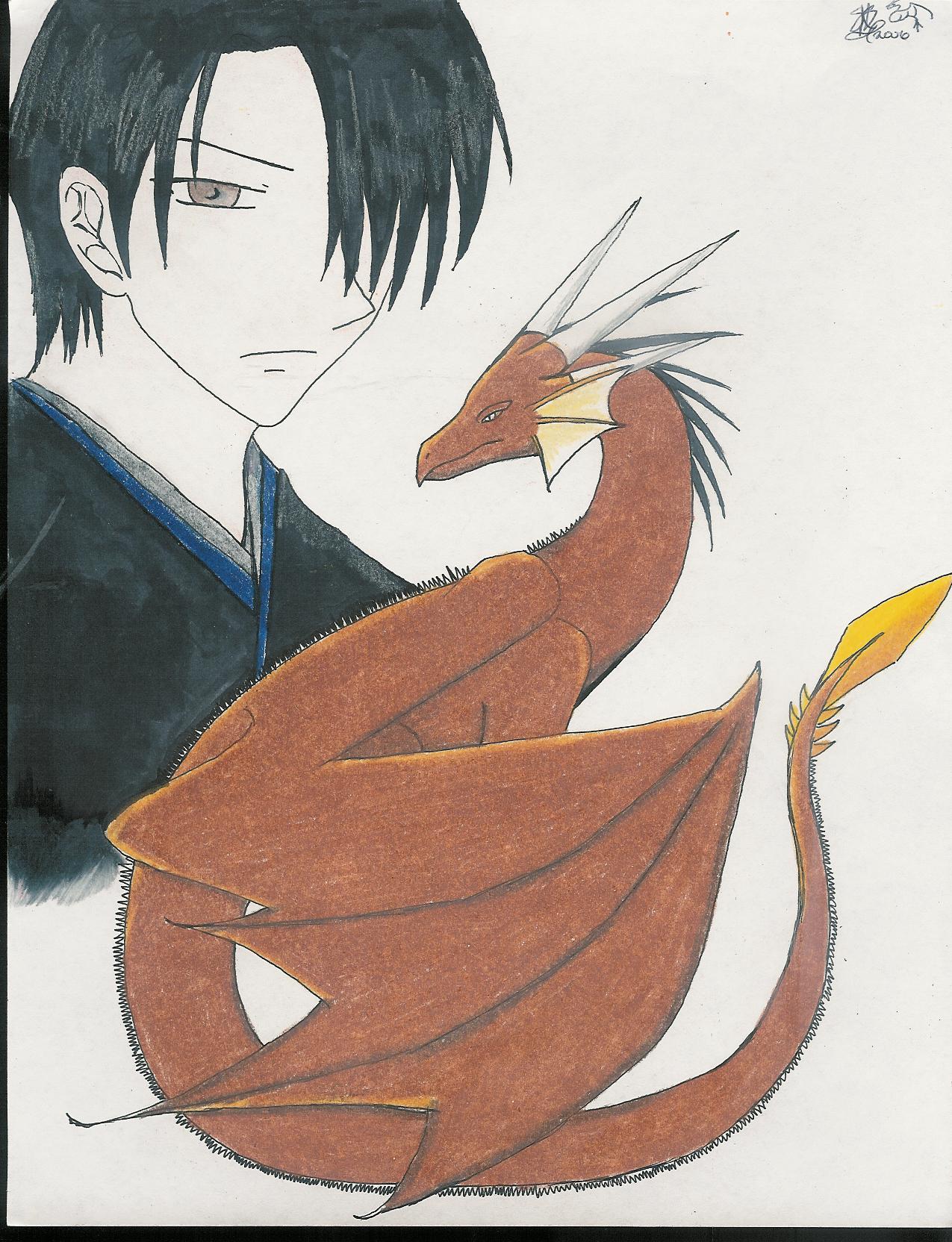 Hatori Sohma as a Real Dragon