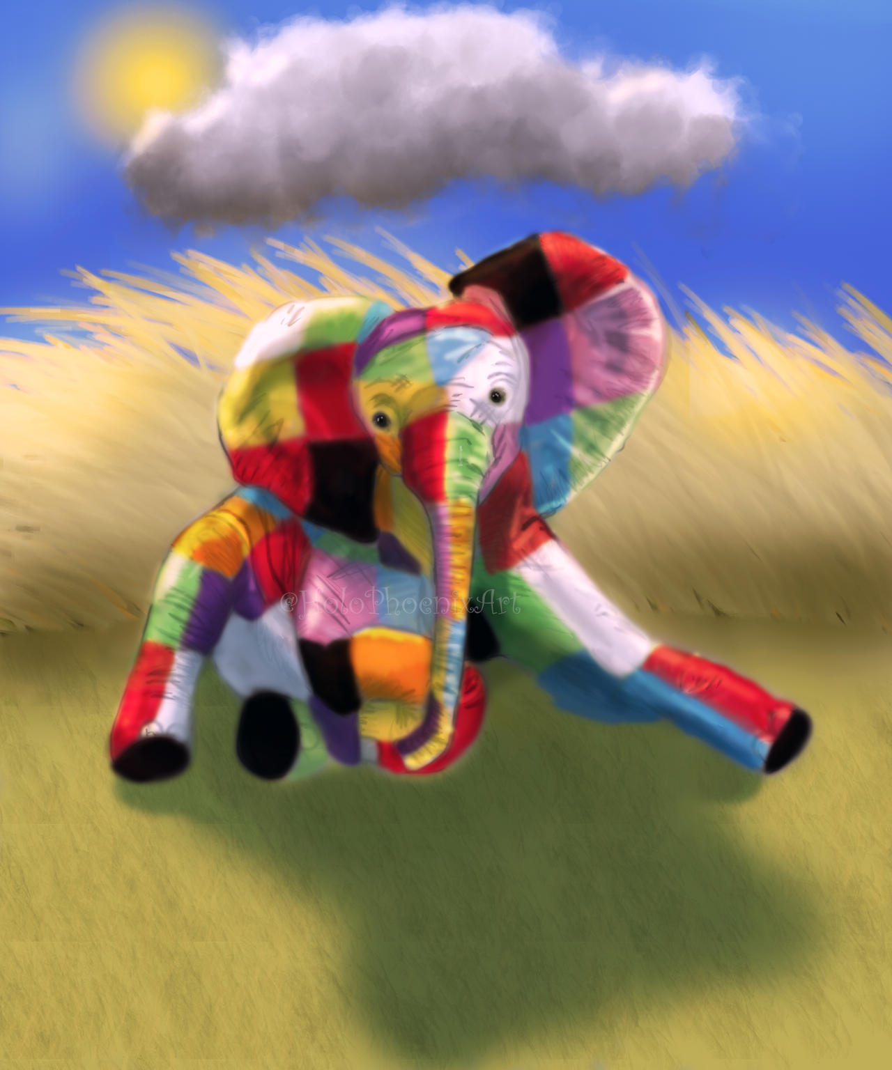 Elmer The Oliphaunt Elmer the Patchwork Elephant, for Max by HoloPhoenix on DeviantArt