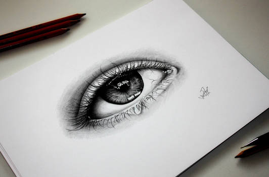 Realistic eye drawing