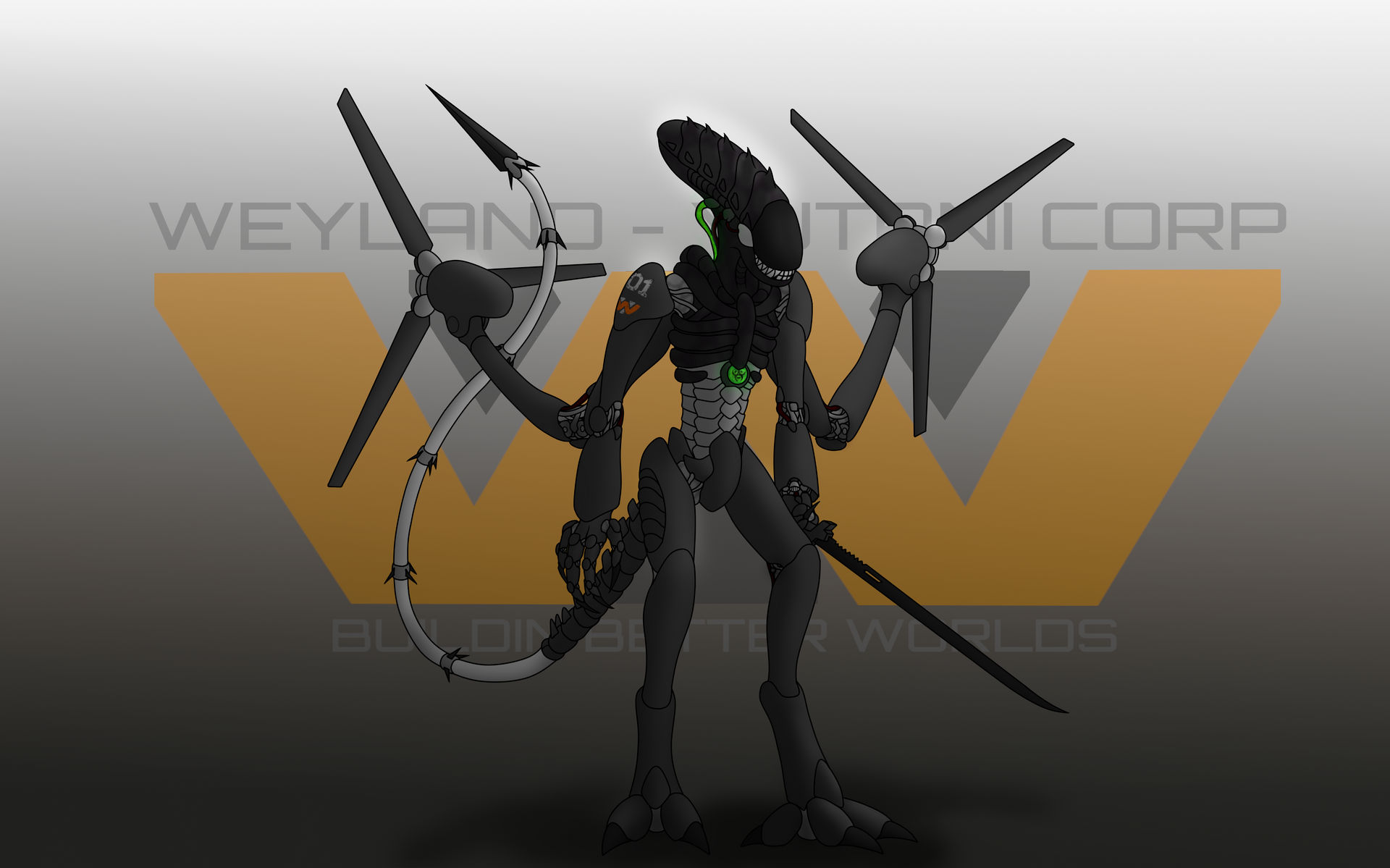 Cyborg Xenomorph (New Profile Pic) by XenoDragon52 on DeviantArt