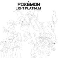 Pokemon Light Platinum Pokespe Style Outline