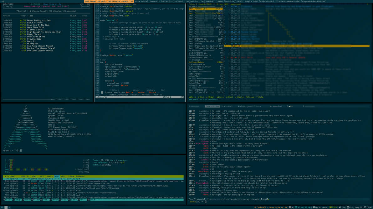 Linux Solarized Solarized Arch by okubax on DeviantArt