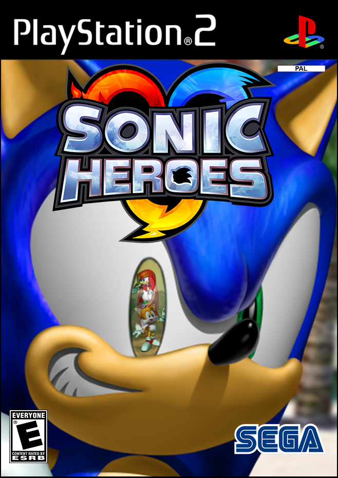 PS2 Sonic Heroes Box artwork concept by SmileyWorldProduct on