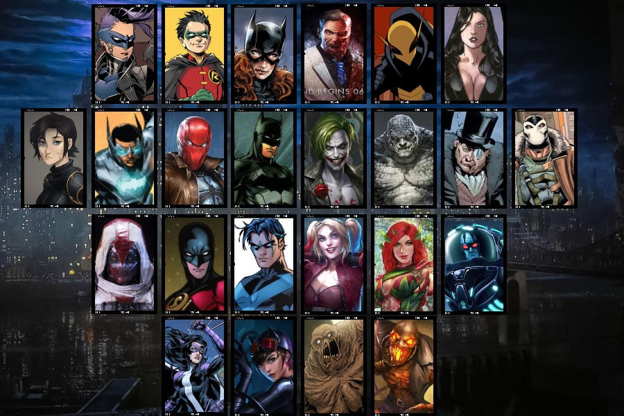 Mini Roster Batman Batman Battle for the Cowl Roster by ShonenSniper31 on DeviantArt