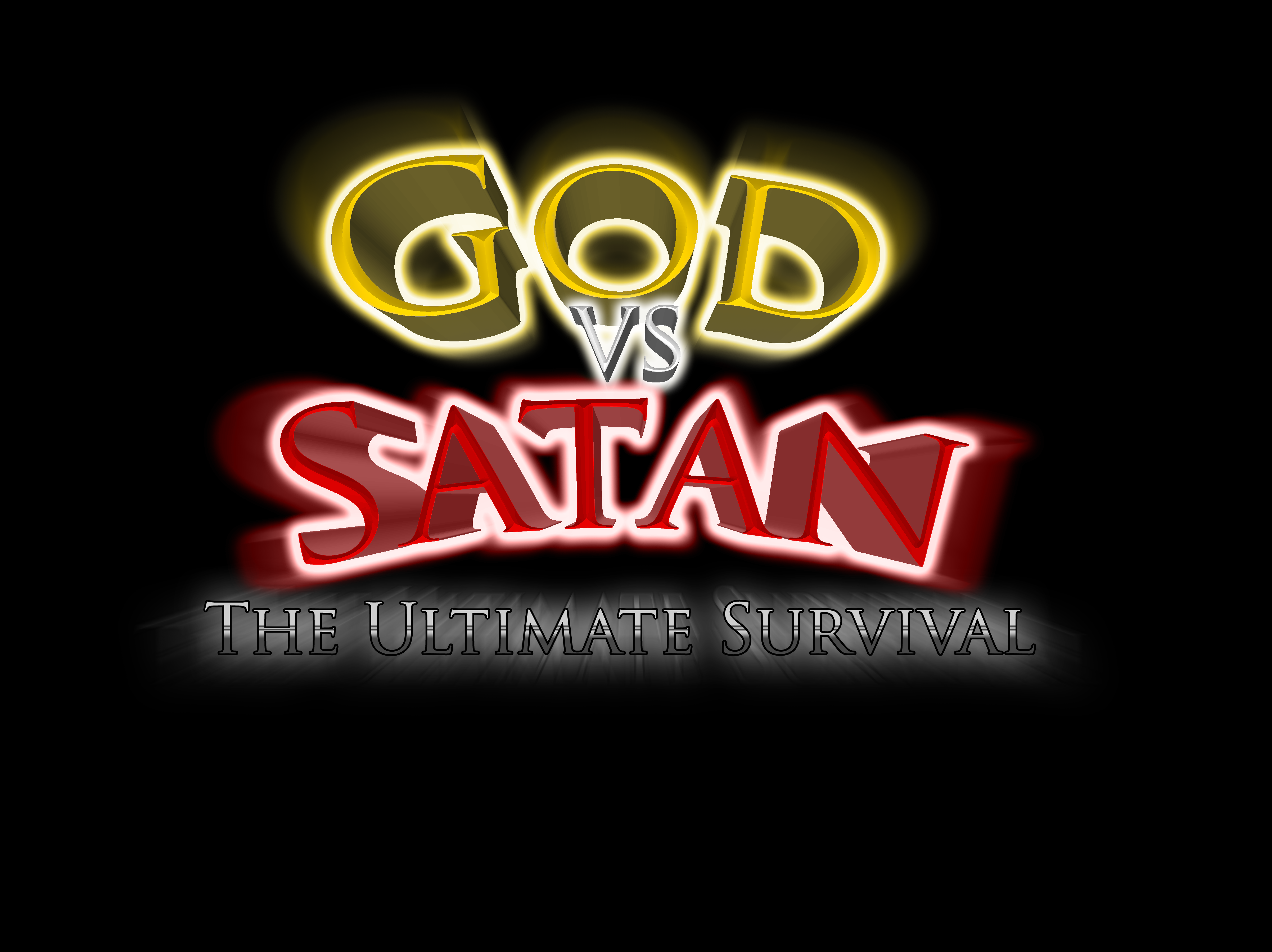 Godvssatan 3d text