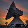 Transmitter at Sunset germany