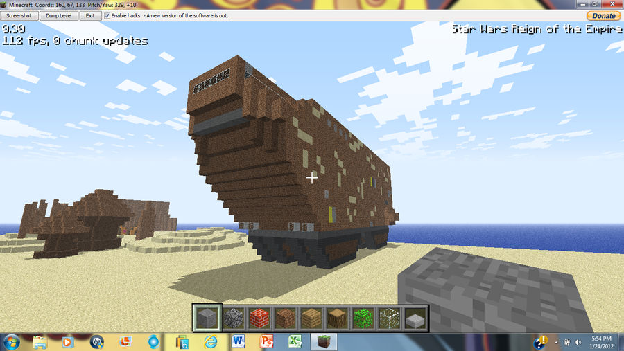 Sandcrawler Minecraft Minecraft Sandcrawler 1 by irHAXOR on DeviantArt