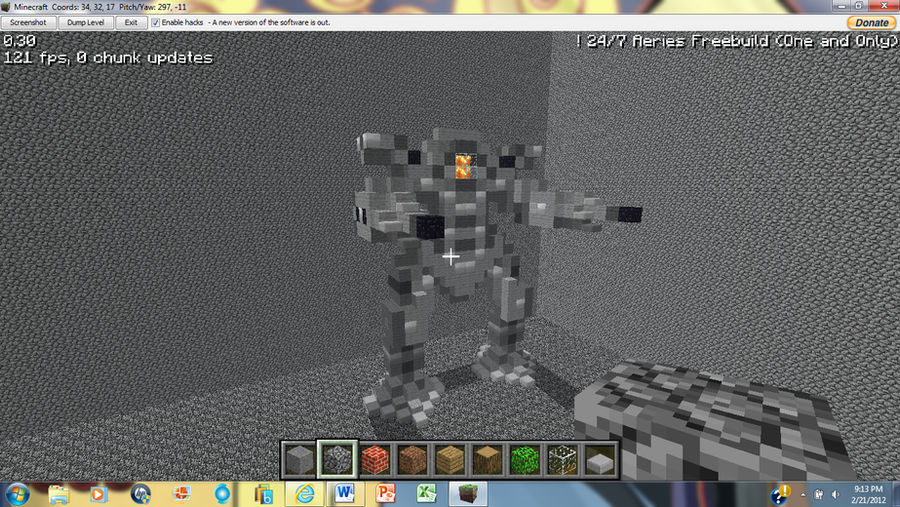 Minecraft Classic Robot 1