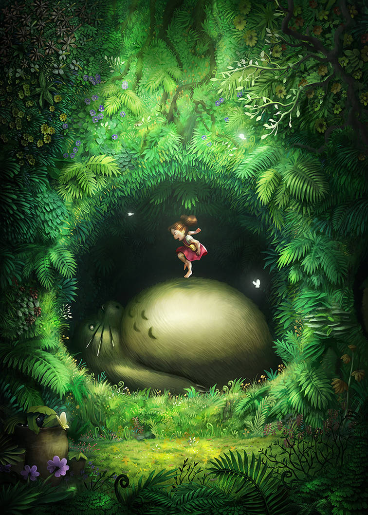 Totoro Chamber by lordeeas