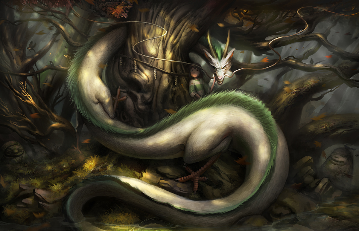 picture Realistic Haku Spirited Away Dragon kohaku river spirit by lordeeas on