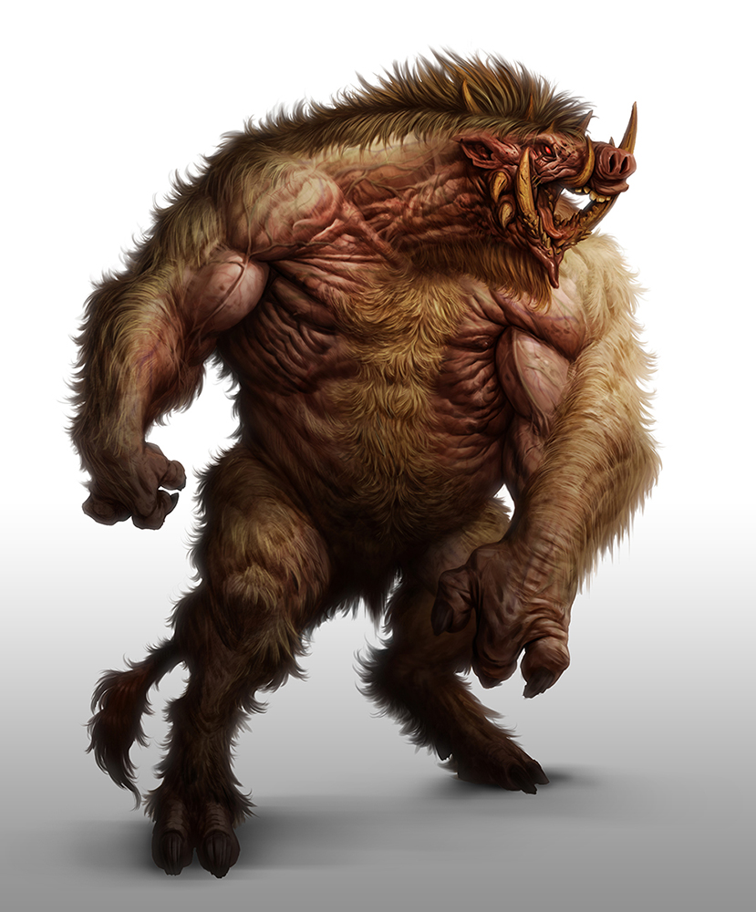 Boar Demon By Lordeeas On DeviantArt boar-demon-by-lordeeas-on-deviantart