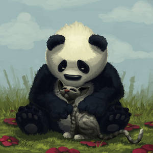 Panda and Cat