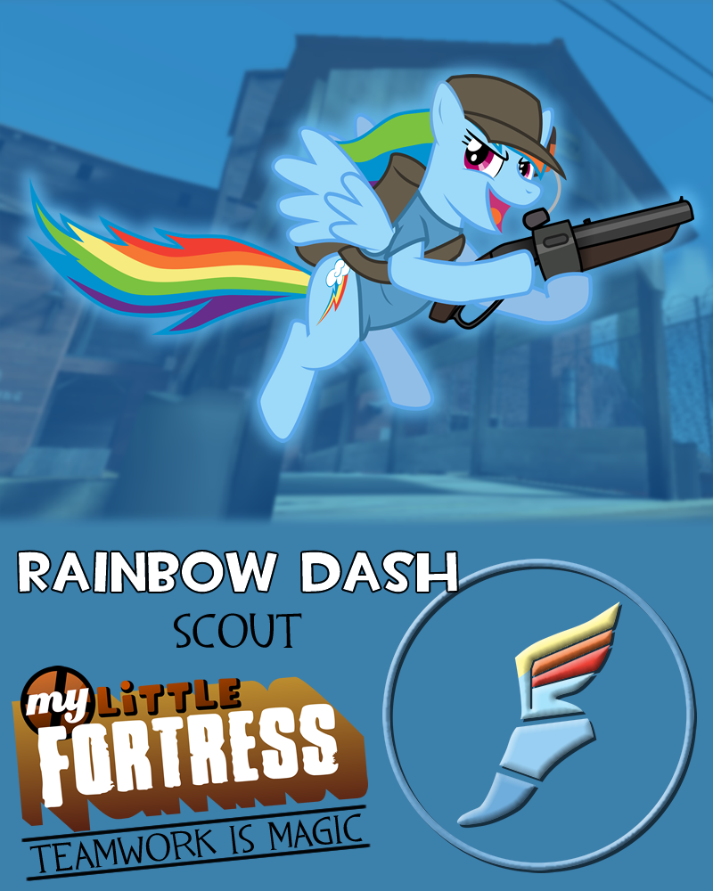 My Little Fortress - Rainbow Dash the Scout