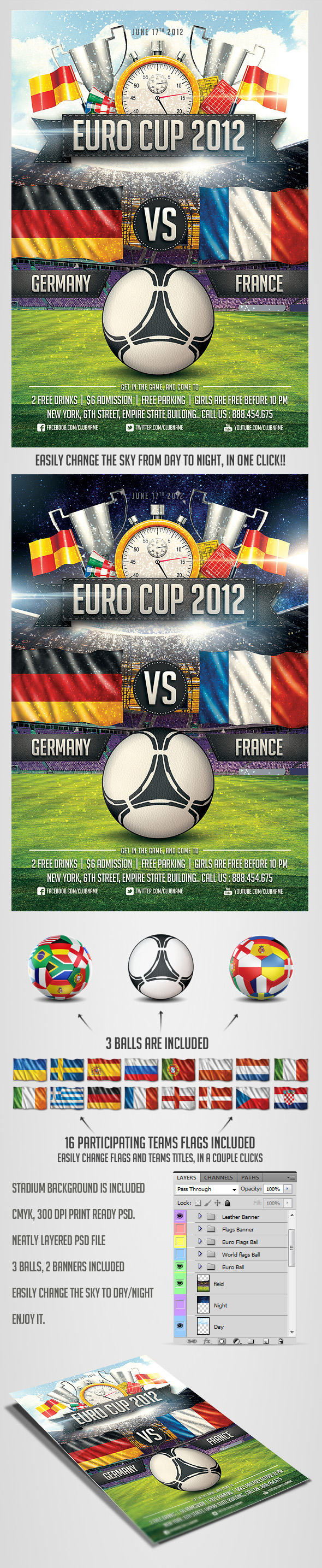 Euro Soccer flyer Vol.2