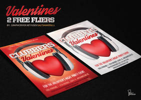 Clubbers Valentines Flyer by Saltshaker911