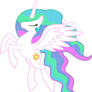 Princess Celestia Flying Vector