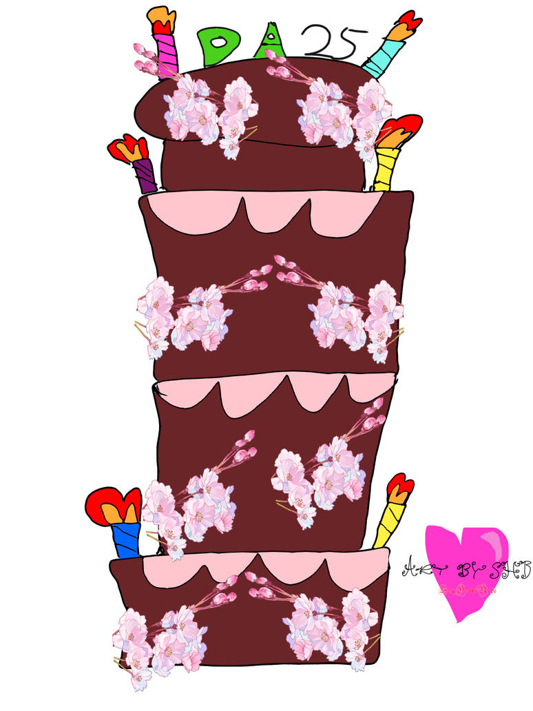 Pink Cake Deviantart Cake For Deviant art 25 by SexyHeartBabe on DeviantArt