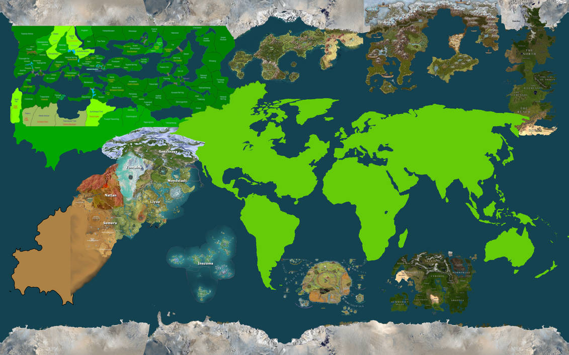 Infinityverse Map Another Earth (Infinity Universe) World Map (DX) by johncruz122 on ...