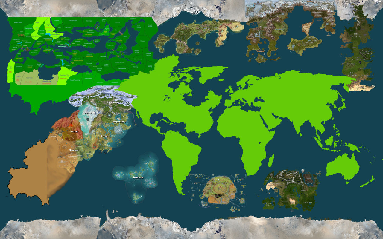 Another Earth (Infinity Universe) World Map (DX) by johncruz122 on ...