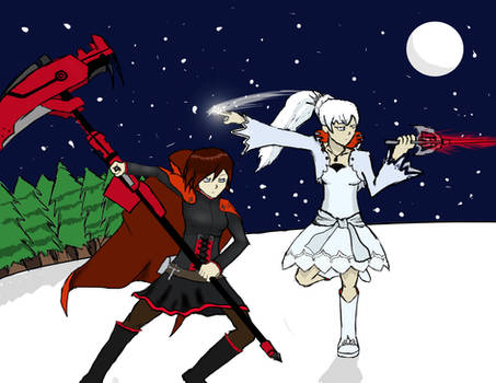 RWBY- Ruby and Weiss