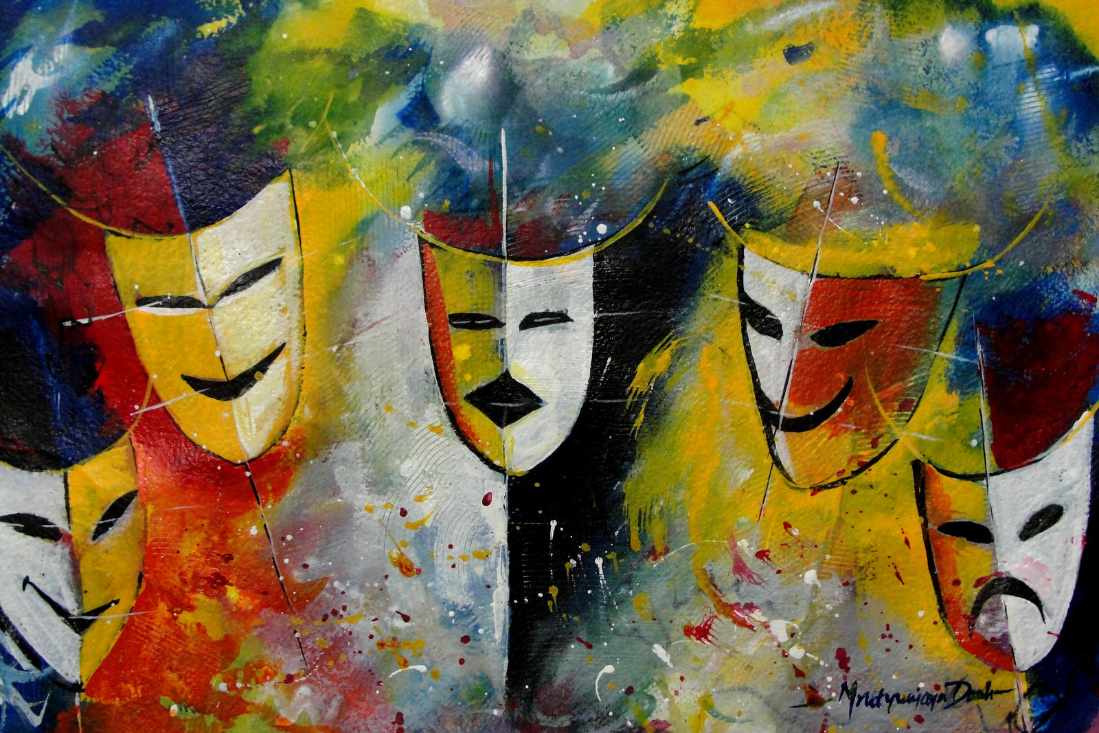 Living Mask Deviantart Living masks by MJFineArts on DeviantArt