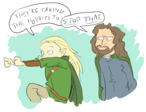 Taking The Hobbits To Isengard By Surfersquid On Deviantart