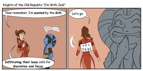 KotOR: I'm With Jedi by surfersquid