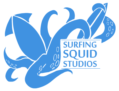 Surfing Squid Studios logo