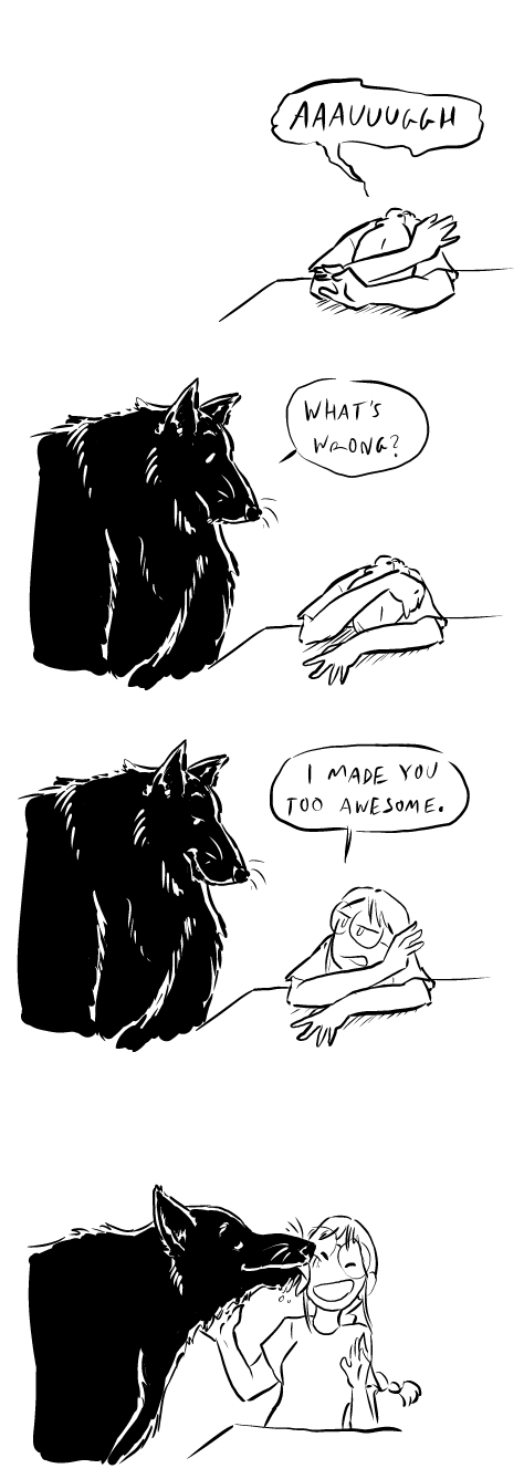 Never compliment a Werelupe