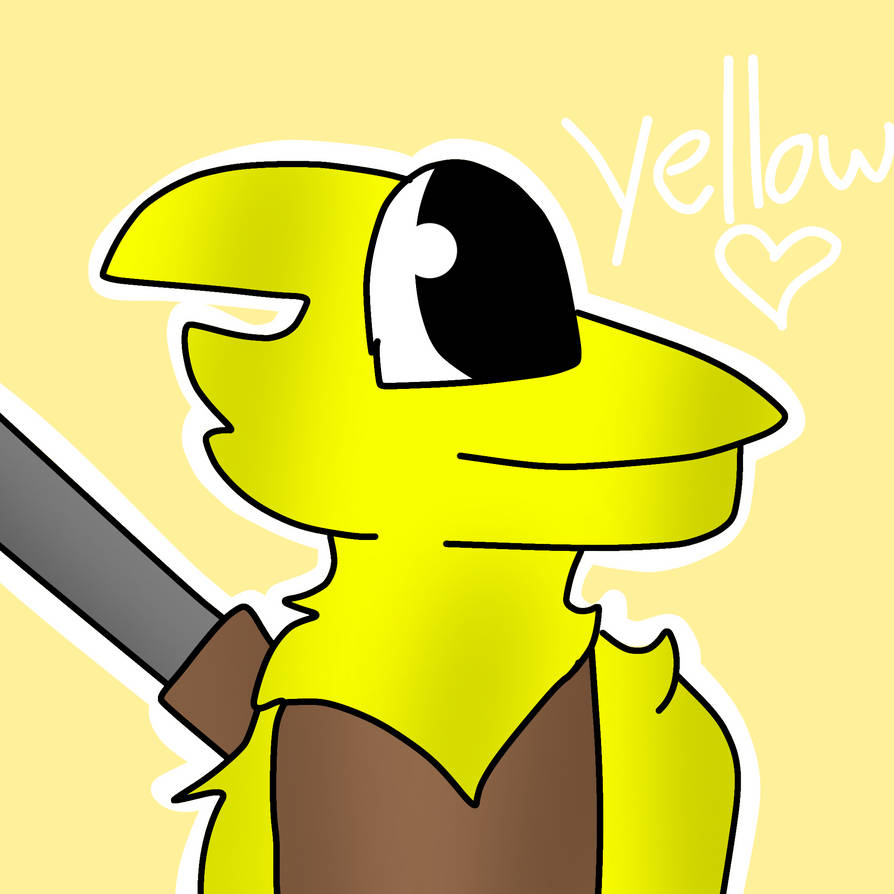 Yet another art account — Rainbow Friends Yellow Their design is from a