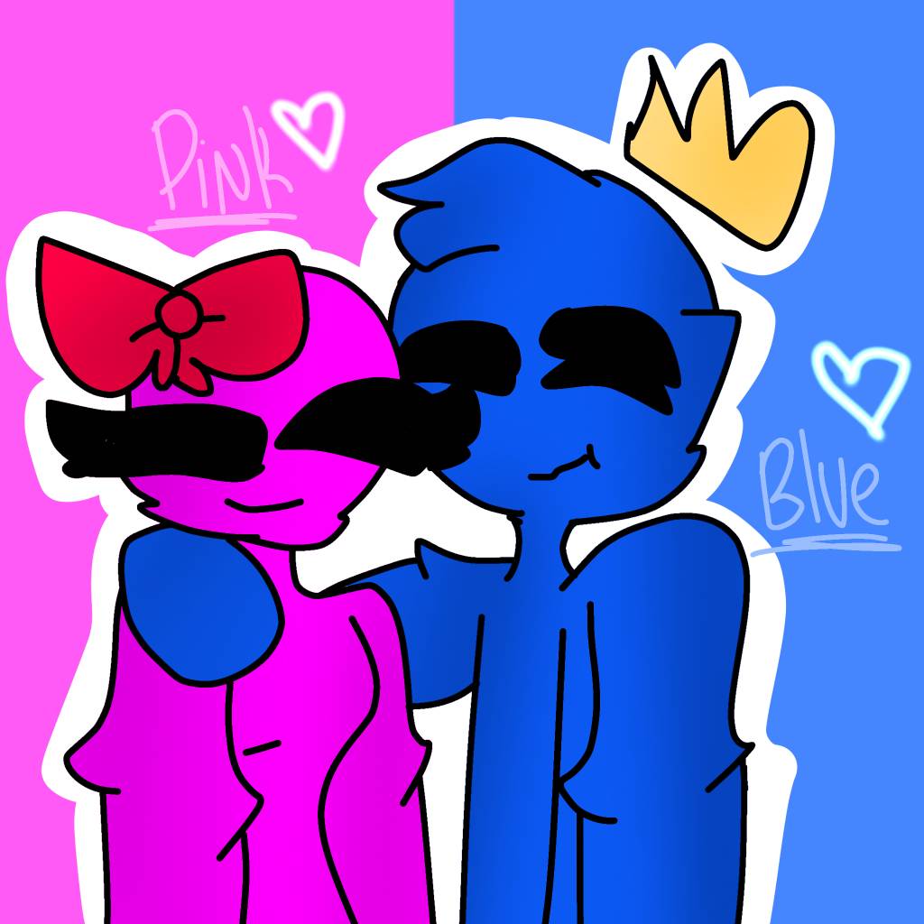 BLUE AND PINK FRIENDS! by KatieLover1407 on DeviantArt