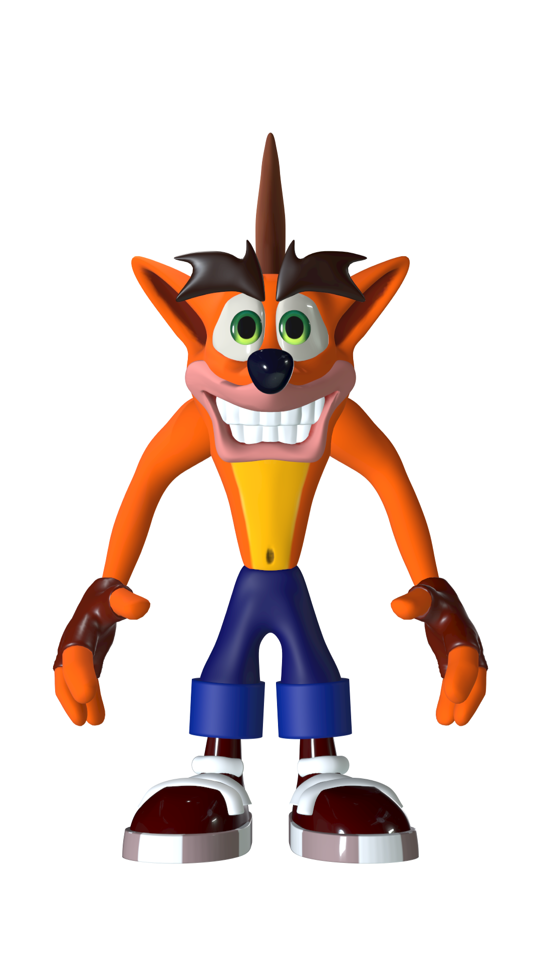 Crash Bandicoot Smash bros style render (Update) by ChomperDev1antart on  DeviantArt