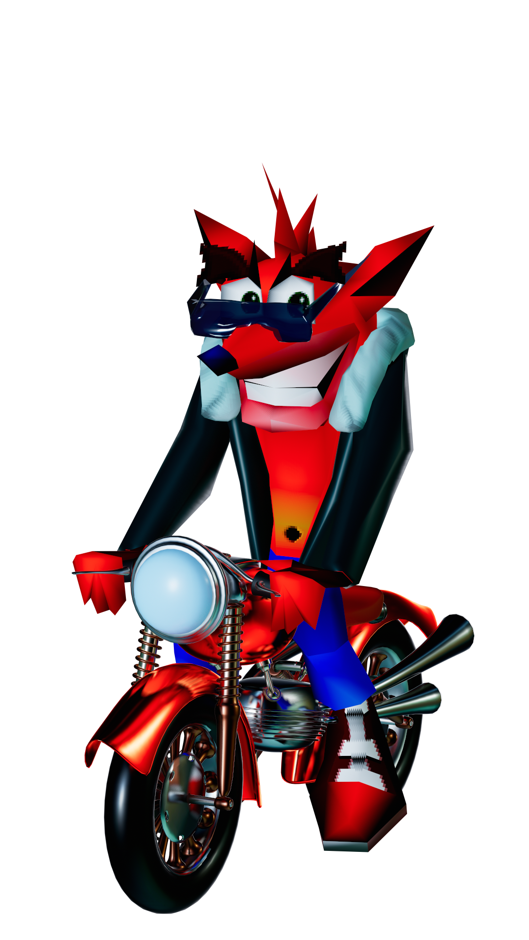 Crash Bandicoot Smash Bros. Style Render V4 by ChomperDev1antart