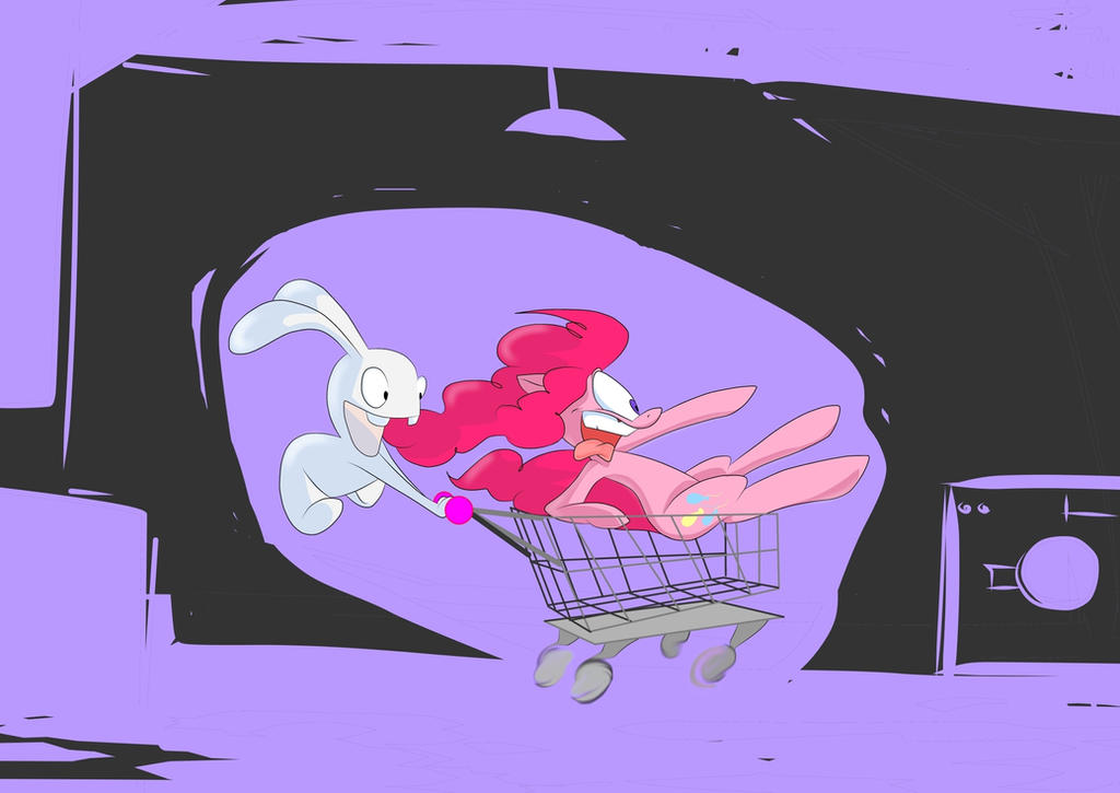 Pinkie and Rabbid