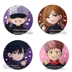 Fanart||Jujutsu Kaisen Buttons