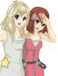 Namine and Kairi KH2