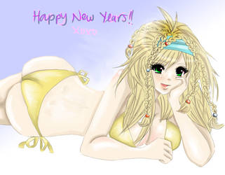 Rikku Bathing Suit New Year