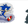 Sonic and Shadow on Drawpile. ft. Gabriel :P