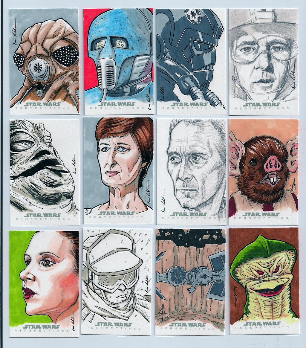 Topps Star Wars Chrome Perspectives Sketch Cards 3